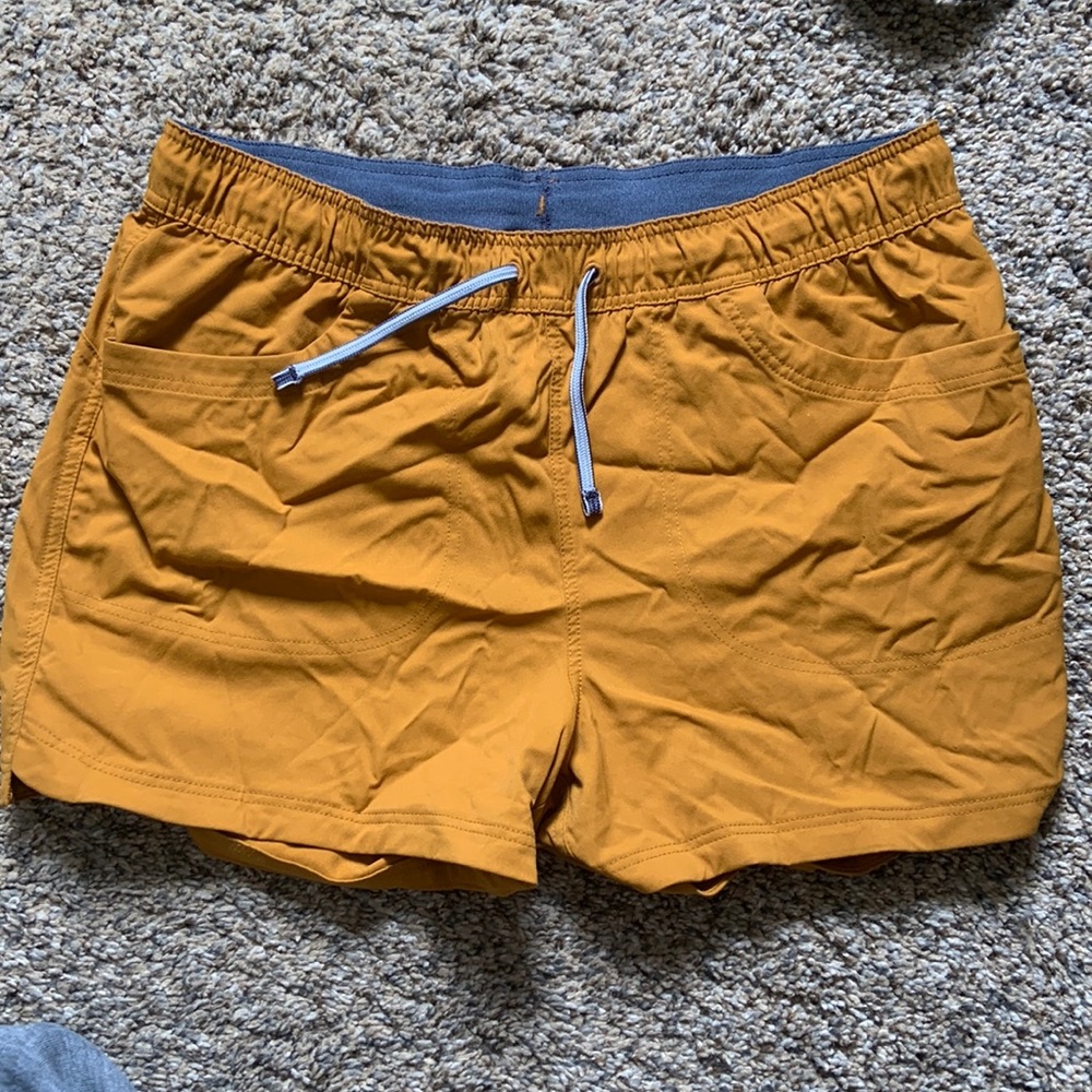 Mustard/Yellow REI shorts